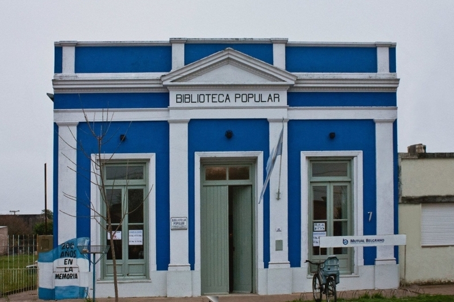 Borla busca declarar Patrimonio Histórico y Cultural de la Provincia al edificio de la Biblioteca Popular de Gobernador Crespo