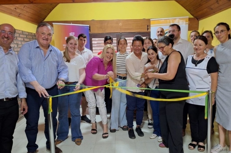 Michlig en la inauguración del Dispositivo Regional de Prevención y Acompañamiento de las Adicciones en Ceres
