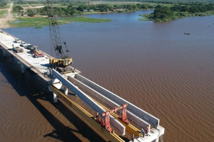 Inician la etapa final del nuevo puente provincial “Paraná Miní” que conectará Villa Ocampo con Bella Vista