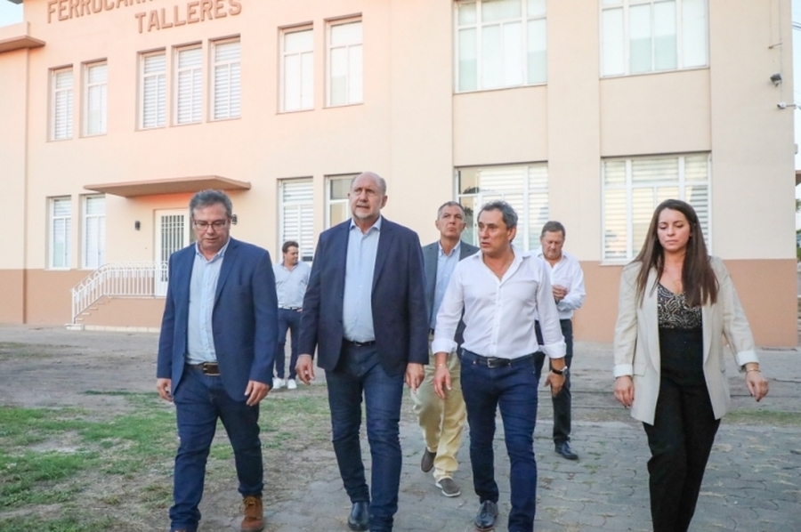 Perotti recorrió la primera etapa del proyecto Parque Inses de San Cristóbal