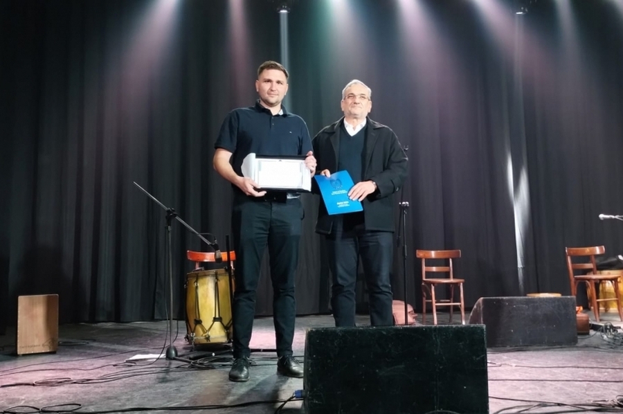 Alcides Calvo estuvo presente en la celebración del 65° aniversario del Club Talleres de María Juana