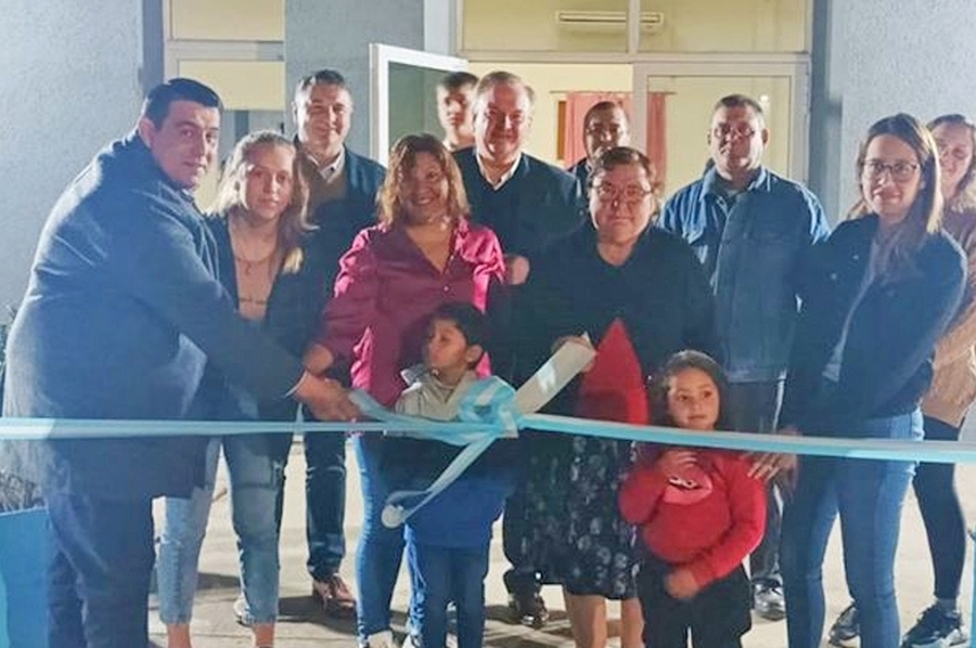 Felipe Michlig: Participó de la inauguración de obras en Palacios
