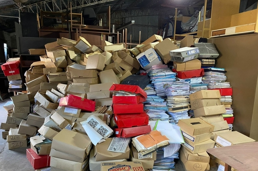 Despapelización: Desarrollo Productivo descartó 14 toneladas de papel