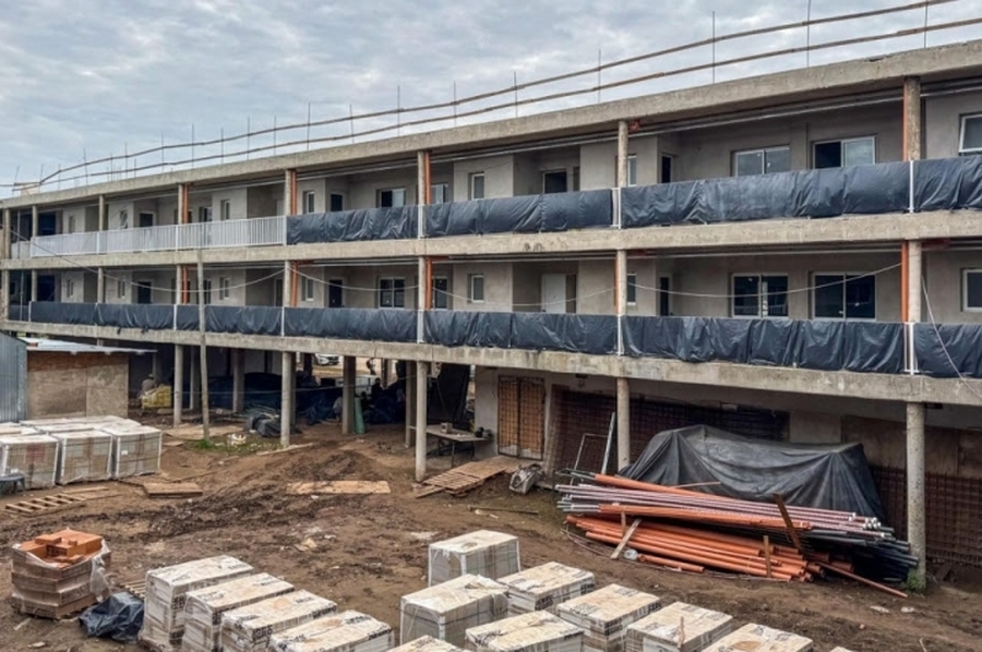 Santa Fe: en Villa Setúbal, el Gobierno Provincial continúa con la construcción de 54 viviendas