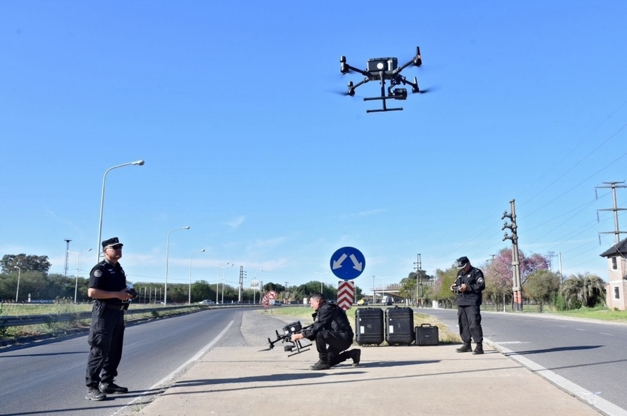 La Provincia ya utiliza drones para controlar la avenida Circunvalación en Rosario
