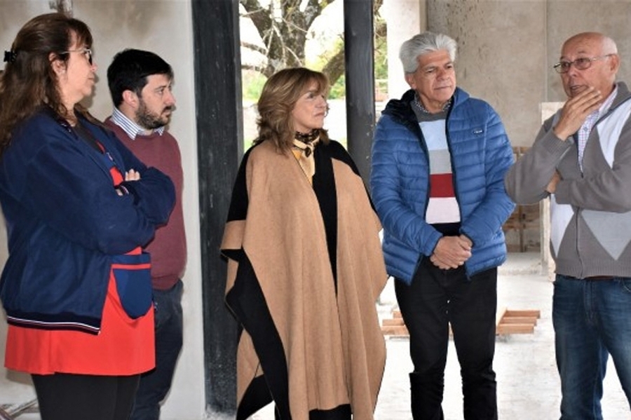 Baucero acompañó a la ministra Frana en su visita a Romang