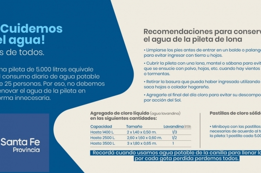 Aguas Santafesinas recuerda la necesidad de hacer un uso responsable y solidario del servicio