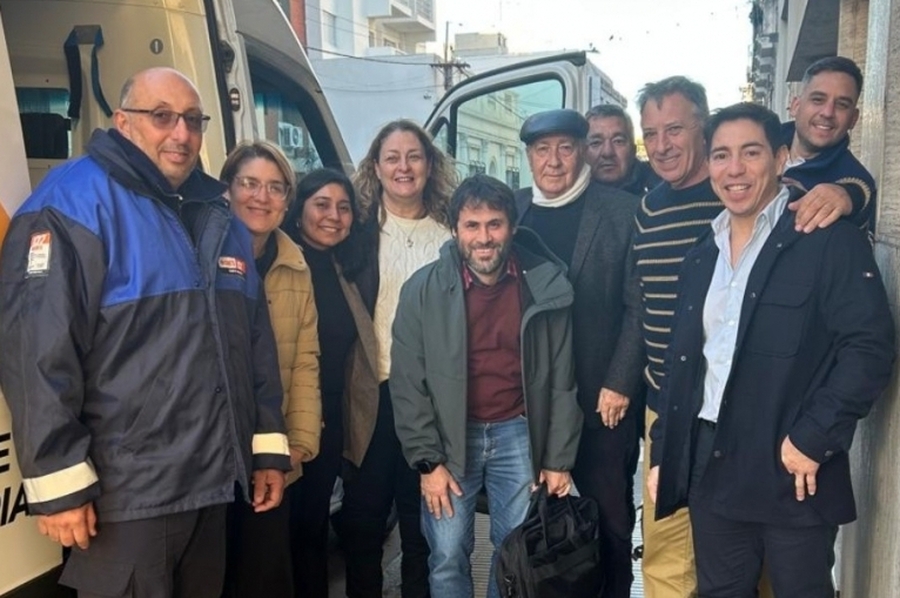 Raúl Gramajo anunció una nueva ambulancia para Logroño