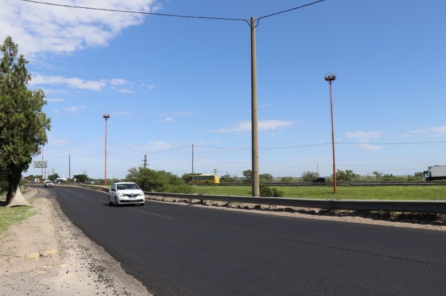 La provincia finalizó la repavimentación del cruce entre las rutas 1 y 168