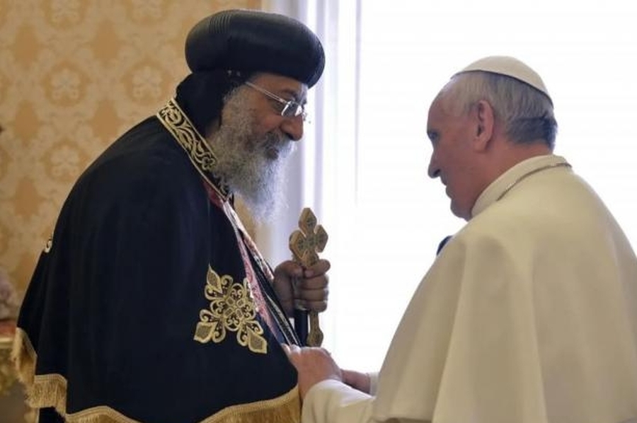 Francisco y Tawadros juntos en el 50 aniversario del encuentro entre Pablo VI y Shenouda III