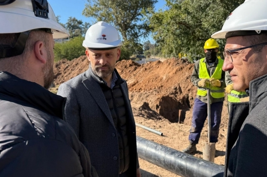 Gasoducto Metropolitano: 90 % de avance en una obra que beneficiará a más de 250.000 santafesinos