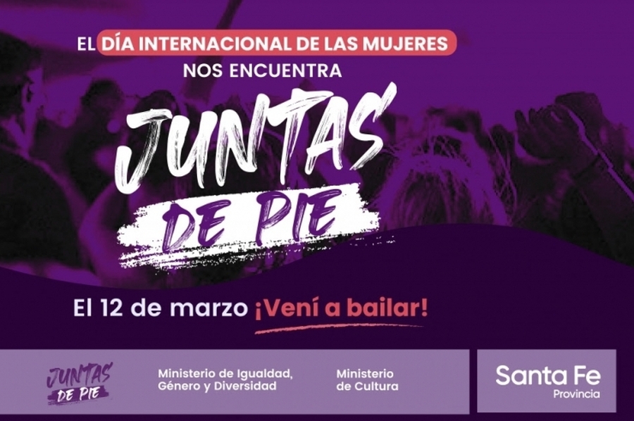 “Juntas de Pie”: la provincia invita a eventos culturales por el Día Internacional de las Mujeres