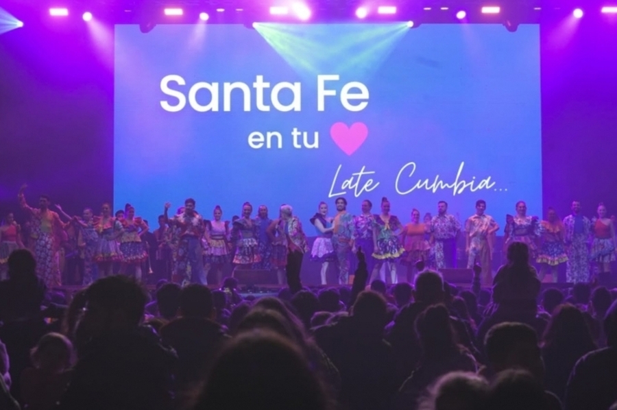 Histórica actuación de la delegación oficial de Santa Fe en Tecnópolis