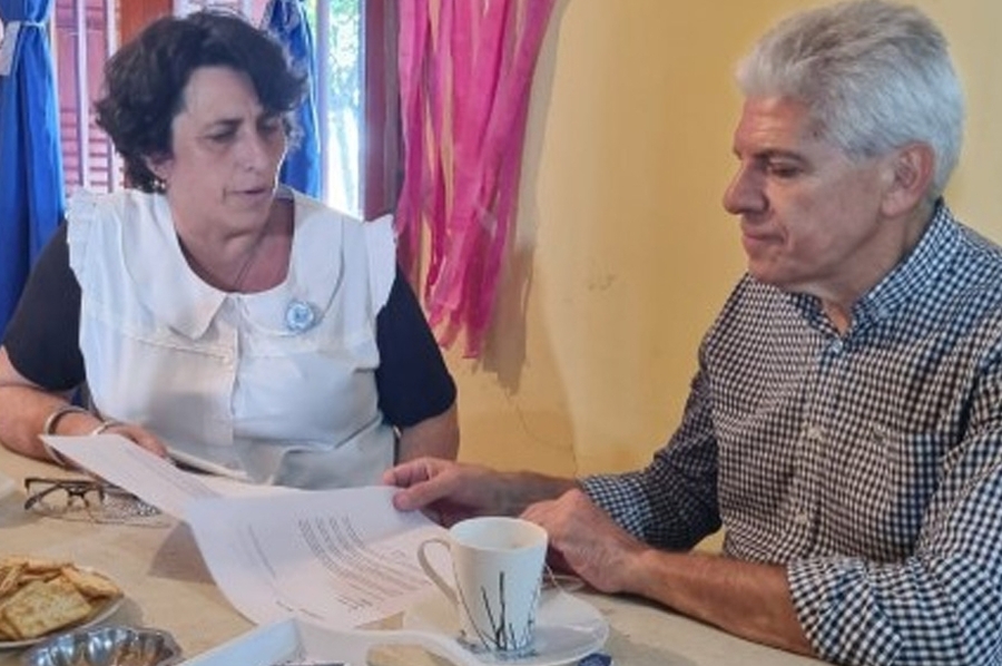 Baucero cumplió amplia agenda de trabajo en San Javier y Alejandra