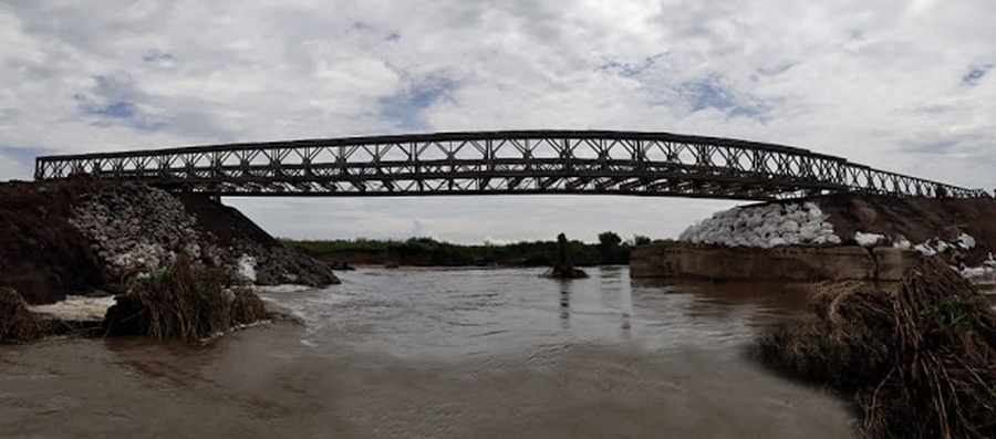 Habilitaron el tránsito liviano por el puente Mabey en Colonia Teresa