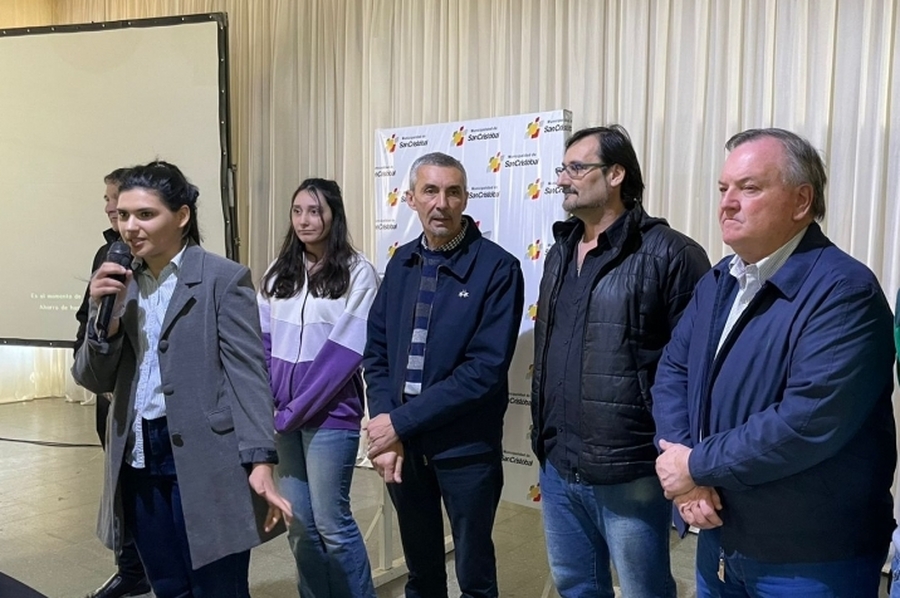 Horacio Rigo presente en la Feria de las Carreras en San Cristóbal