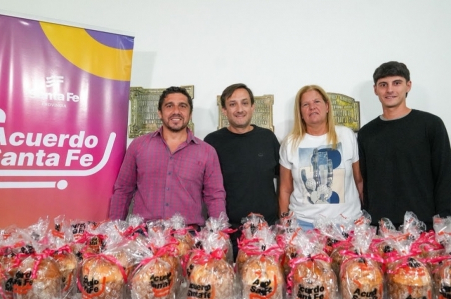 Acuerdo Santa Fe: Provincia acompañó el lanzamiento de un pan dulce artesanal a $ 4.000
