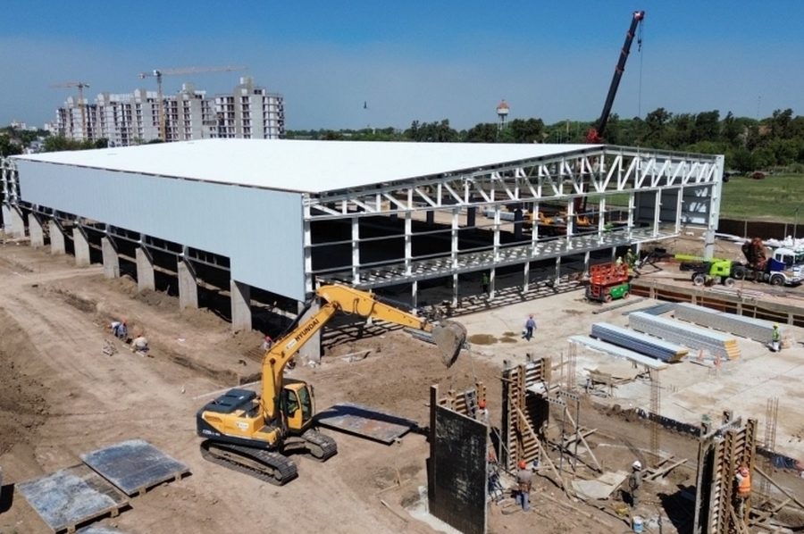 Juegos Suramericanos 2026: así avanza la construcción del Centro Acuático Provincial en Rosario