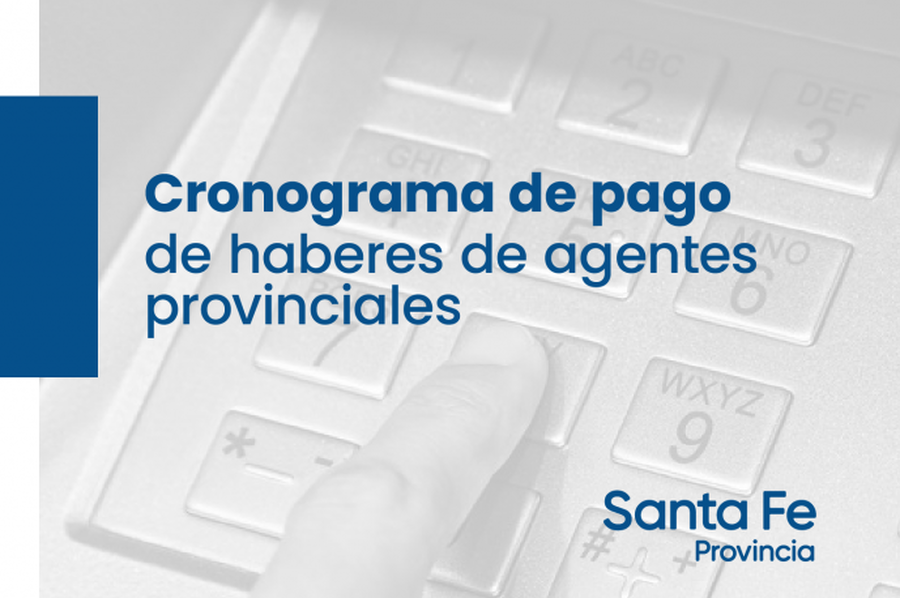 La provincia dio a conocer el cronograma de pago de haberes correspondiente a septiembre