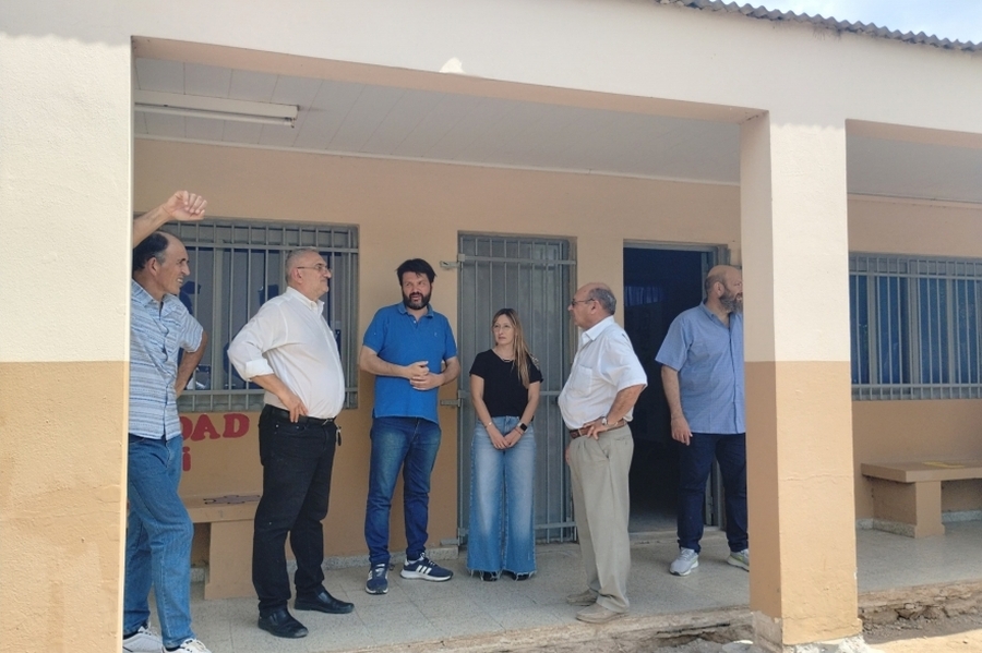Calvo destacó la importancia de los avances en obras del Programa 1000 aulas en el departamento Castellanos