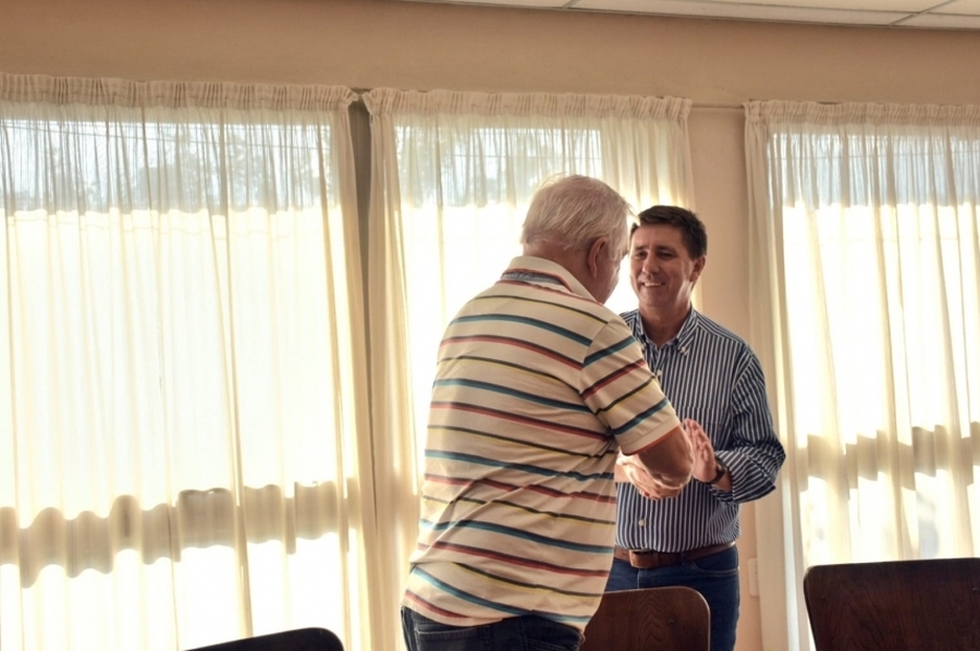 El Senador Pirola destacó la actitud siempre positiva de quienes integran las instituciones intermedias