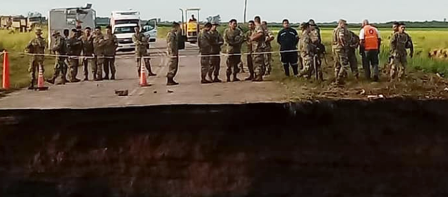 Suspenden la colocación del puente bailey en Colonia Teresa