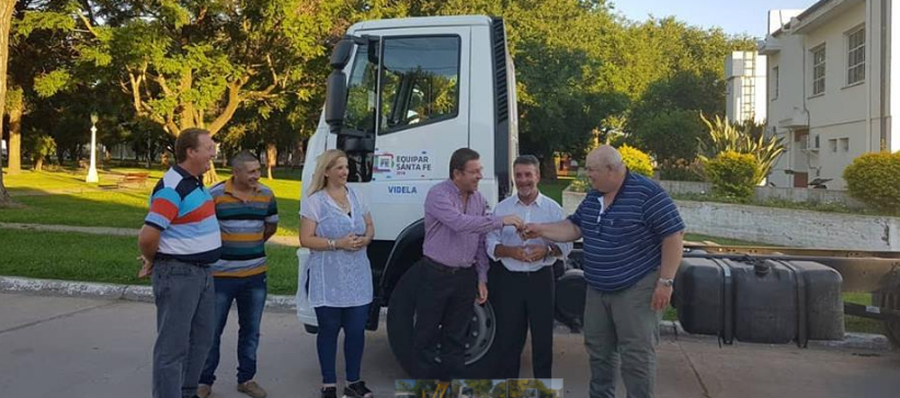 Nuevas maquinarias para tres comunas del departamento San Justo