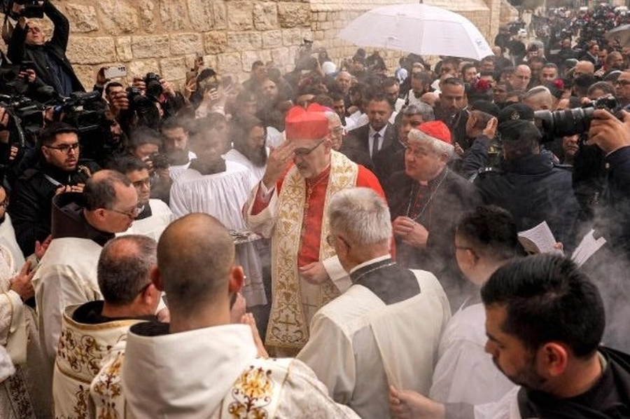El abrazo del Papa a Belén: el enviado pontificio se reúne con familiares de Gaza