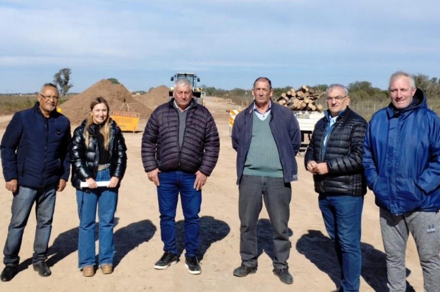 Calvo recorrió la Ruta 70S junto a Perotti y Morel