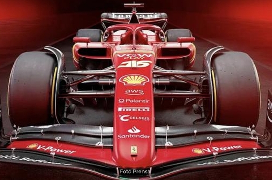 Presentaron la nueva Ferrari que afrontará la temporada 2024