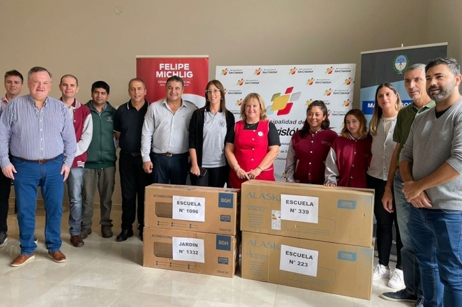 Michlig: “Trabajamos por las instituciones de las 32 localidades del Dpto. tratando de responder a todos los requerimientos posibles”