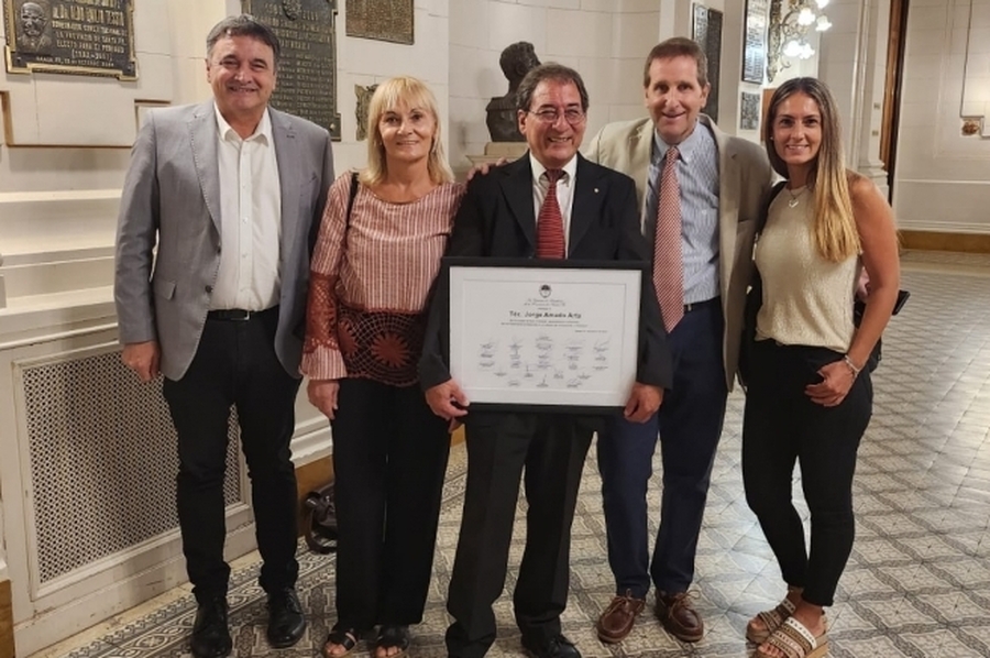 Homenaje a Jorge Arta en el Senado