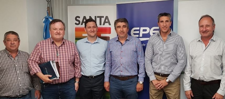 El senador Michlig mantuvo una reunión de trabajo con el directorio de la EPE
