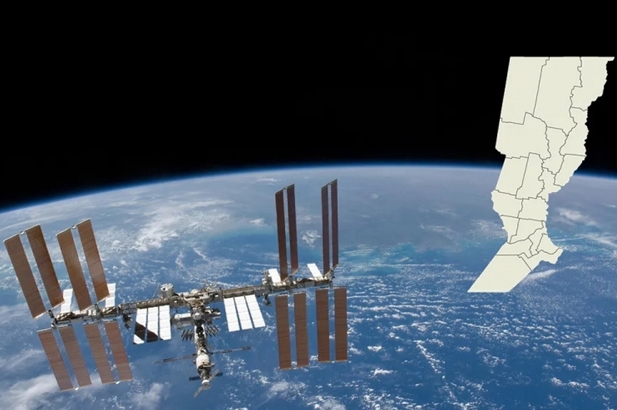 Una espectacular foto de la NASA tomada desde el espacio muestra parte de Santa Fe