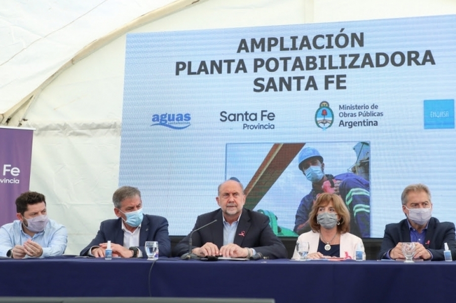 En marzo comienzan las obras de ampliación de la planta potabilizadora de agua en Santa Fe