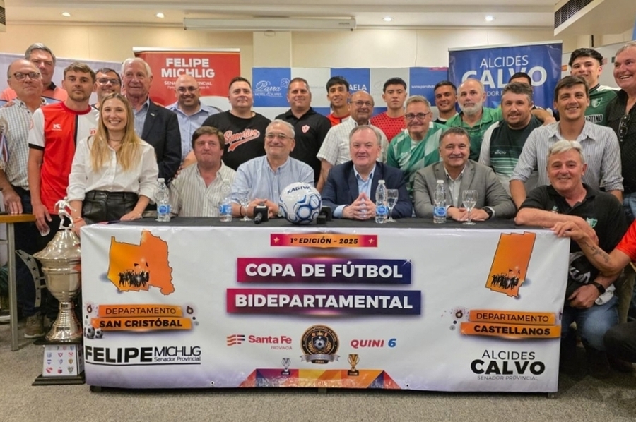 Se presentó la Copa Bidepartamental Castellanos – San Cristóbal impulsada por los Senadores Michlig y Calvo