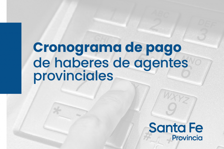 La provincia dio a conocer el cronograma de pago de haberes correspondiente a enero