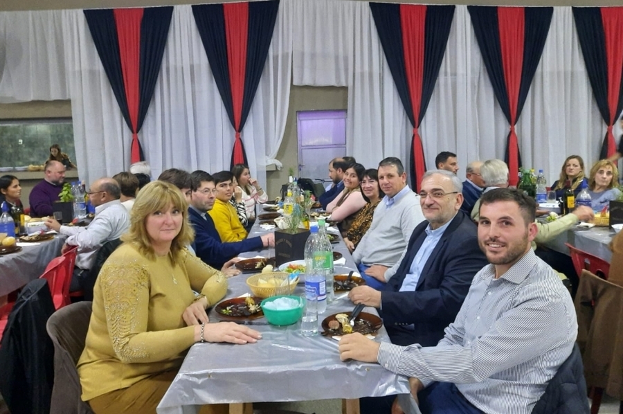 Calvo participó de las fiestas patronales de Bauer y Sigel