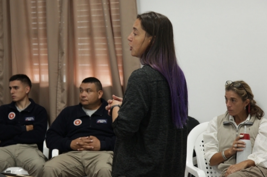 Se realizó una capacitación sobre humedales para los brigadistas