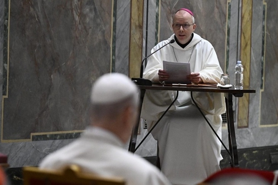 El Papa y la Curia Romana iniciaron su retiro espiritual de Cuaresma