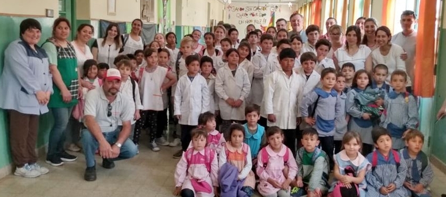 El Senador Michlig visitó Monigotes y Palacios