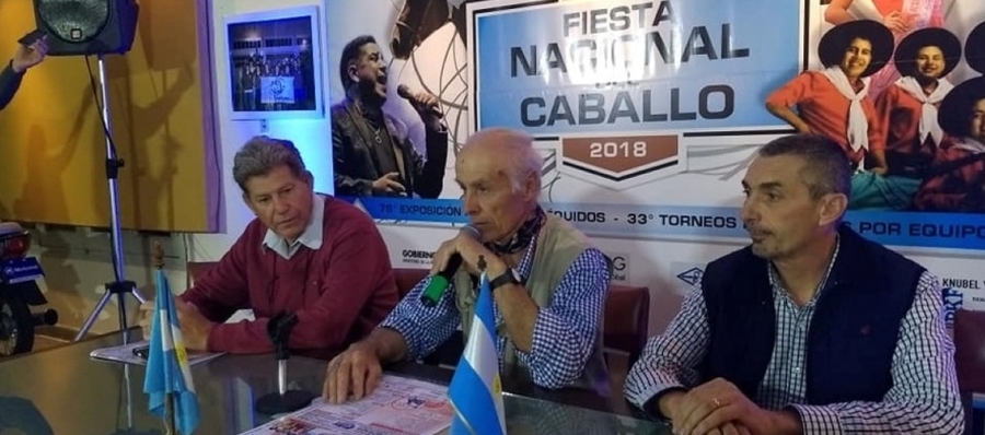 Lanzamiento de la 51º Fiesta Nacional del Caballo en San Cristóbal