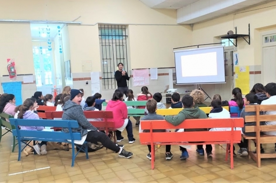 Energía para Educar: La EPE visitó la escuela Almirante Brown de Llambi Campbell