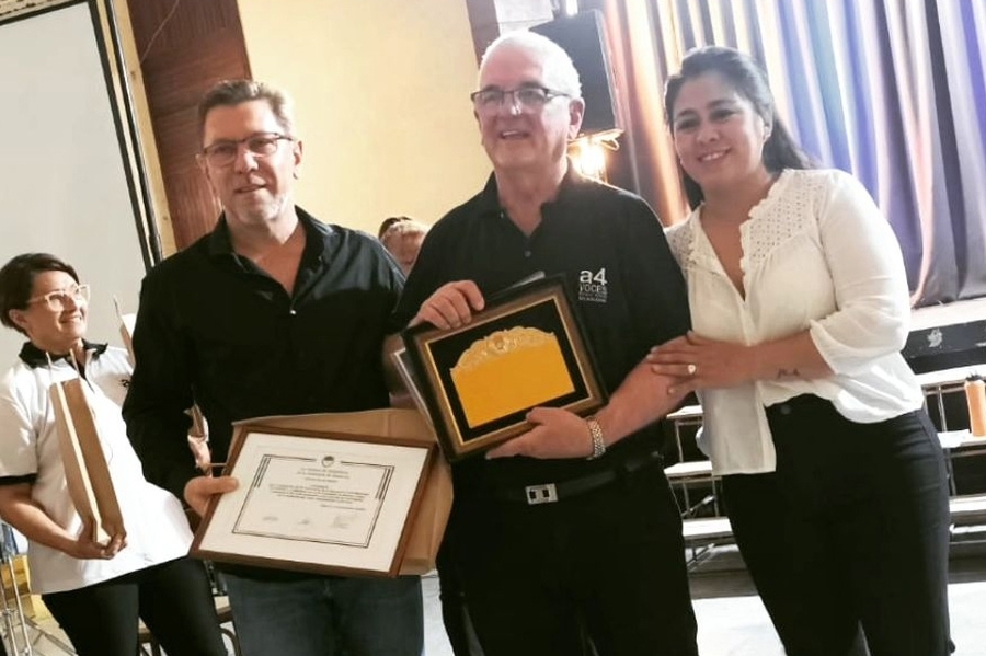 El senador Borla cumplió una cargada agenda de actividades sociales y deportivas