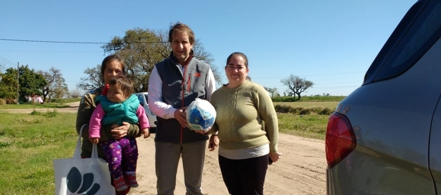 En el Paraje Los Zapallos también ganaron la pelota de YPF
