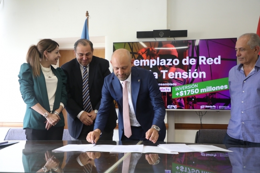 Provincia invierte $ 1.750 millones para reemplazar la red de Baja Tensión en la zona Este de la ciudad de Santa Fe