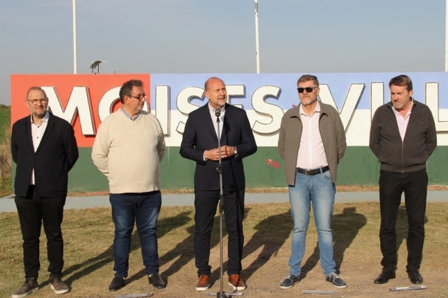 Perotti anunció el comienzo de la obra de repavimentación de la Ruta Provincial N°69-s, entre Moisés Ville y Virginia