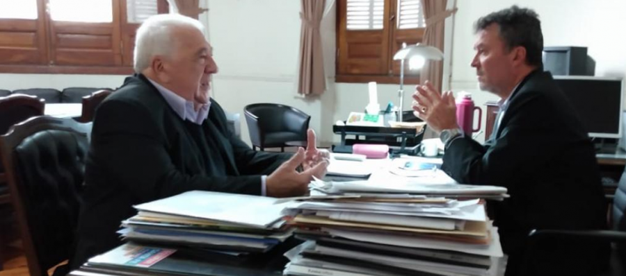 El senador Sosa gestionó fondos de obras menores para Vera y Calchaquí