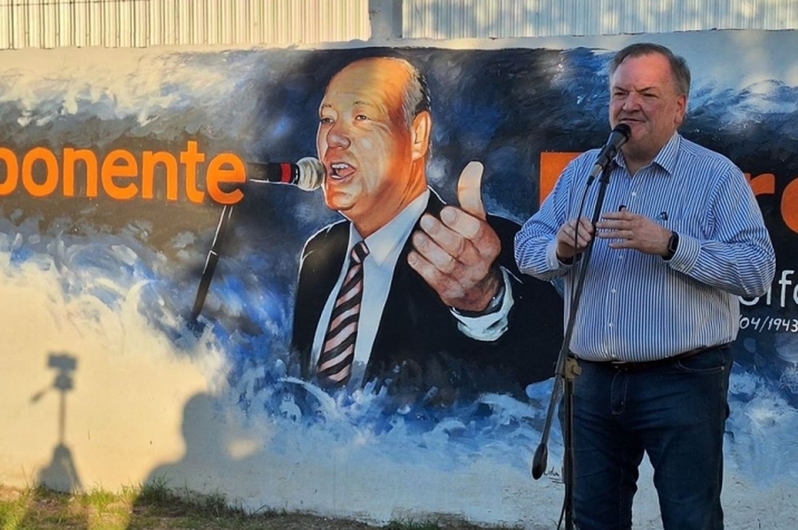 El Senador Michlig y el Diputado González particiapron del homenaje a Rodolfo 