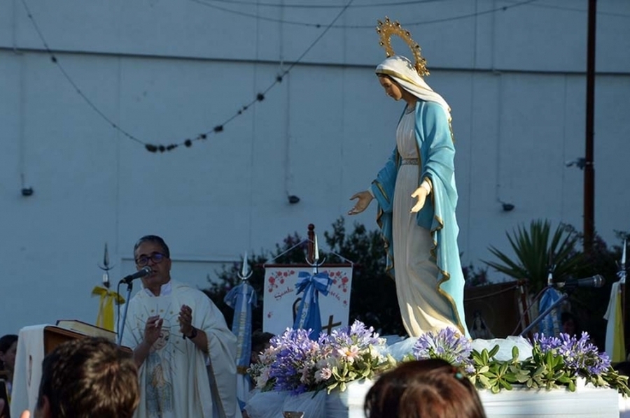 Celebraron la Inmaculada Concepción de María en Esperanza
